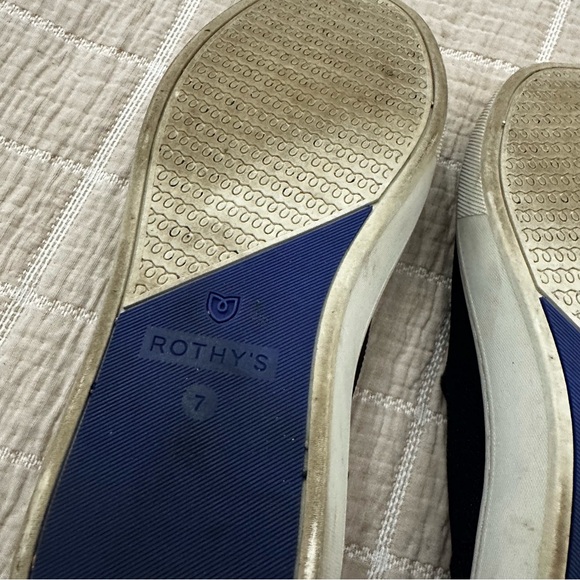 Rothy's Navy Blue Slip-On Sneakers - Picture 4 of 4